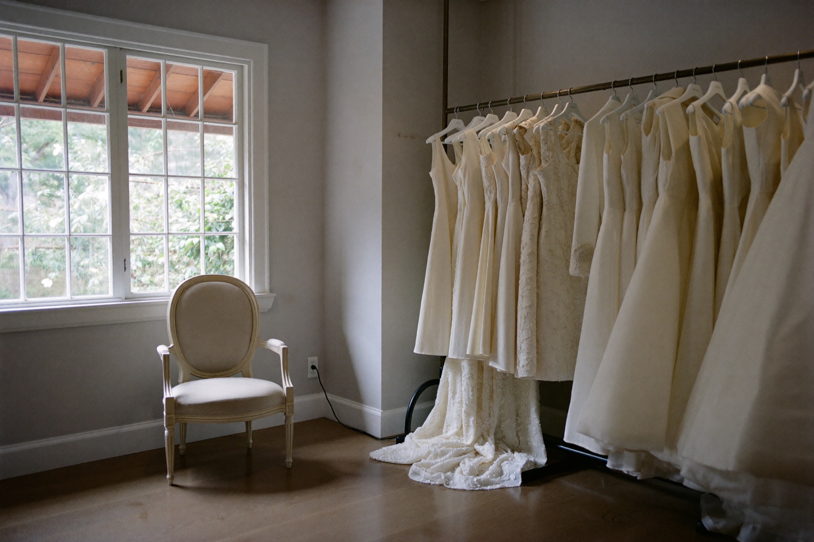 An empty bridal showroom